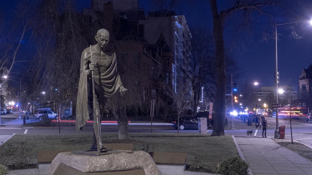 Gandhi Memorial Statue