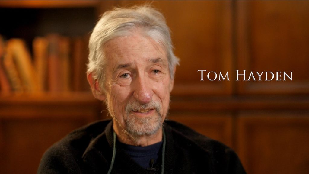 Tom Hayden portrait